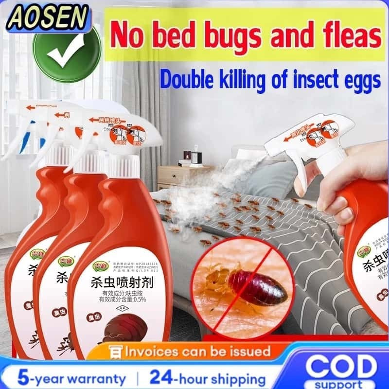 100% ที่มีประสิทธิภาพbed Bug Spray Killer Bed Bug Killer สเปรย์ไรฝุ่น anti Bed Bug ไม่มีทําความสะอาด