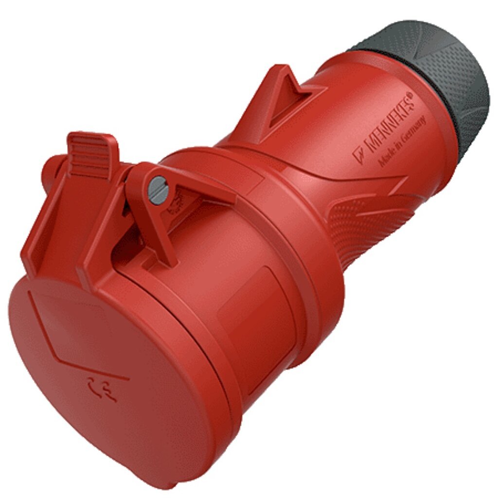 MENNEKES 6 (รหัสใหม่ 14520) ปลั๊กตัวเมียกลางทาง (3P+N+E) 32A 400V IP44