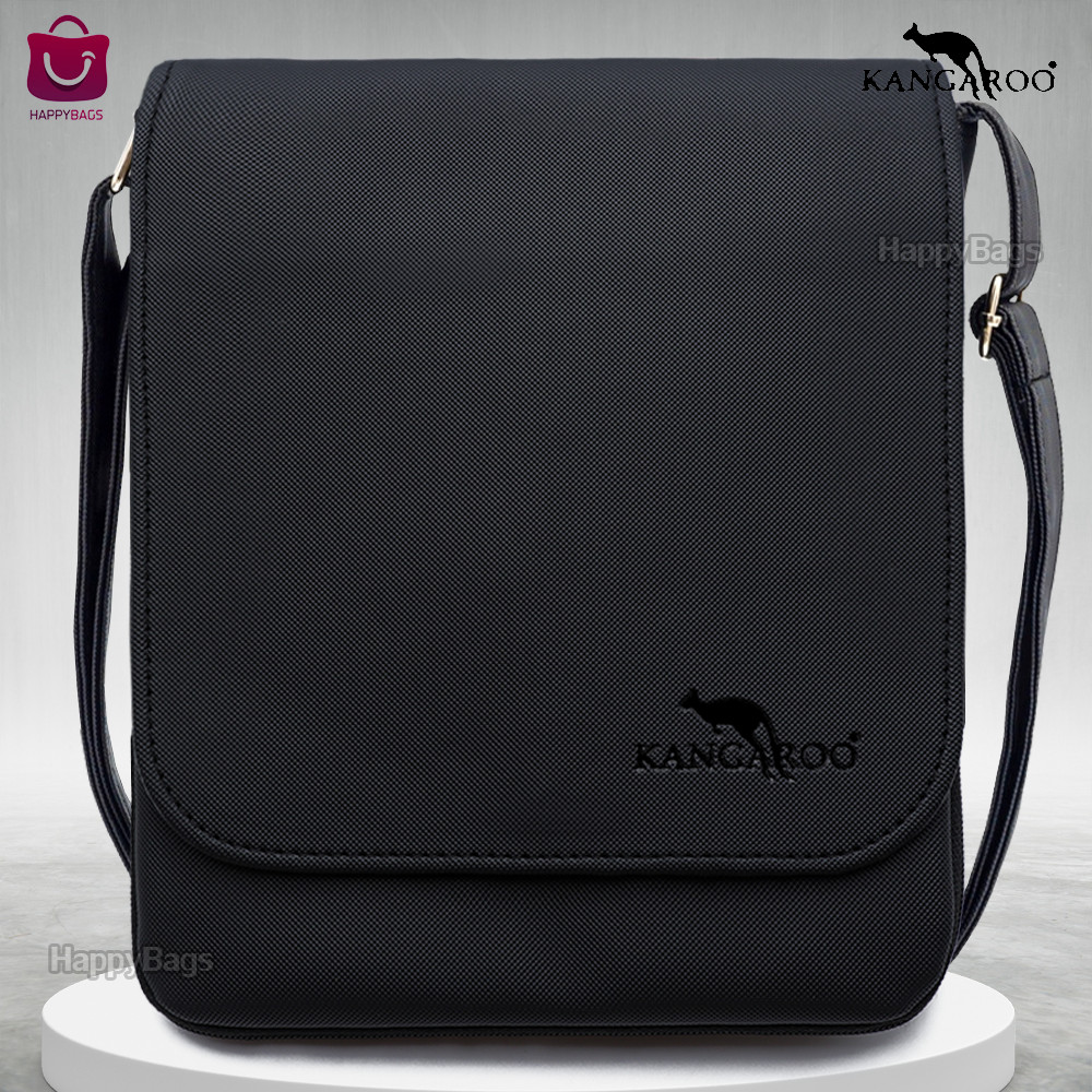 กระเป๋าจิงโจ้ Kangaroo ทรง Slim สายสะพายหนัง สินค้าของคนไทย ส่งจาก กทม.