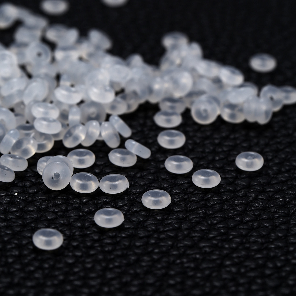 ซิลิโคน Spacer ปะเก็น diy Handmade ลูกปัด Pearl ทัวร์มาลีนคริสตัลสร้อยข้อมือสร้อยคอ Anti-Wear ยางนุ่