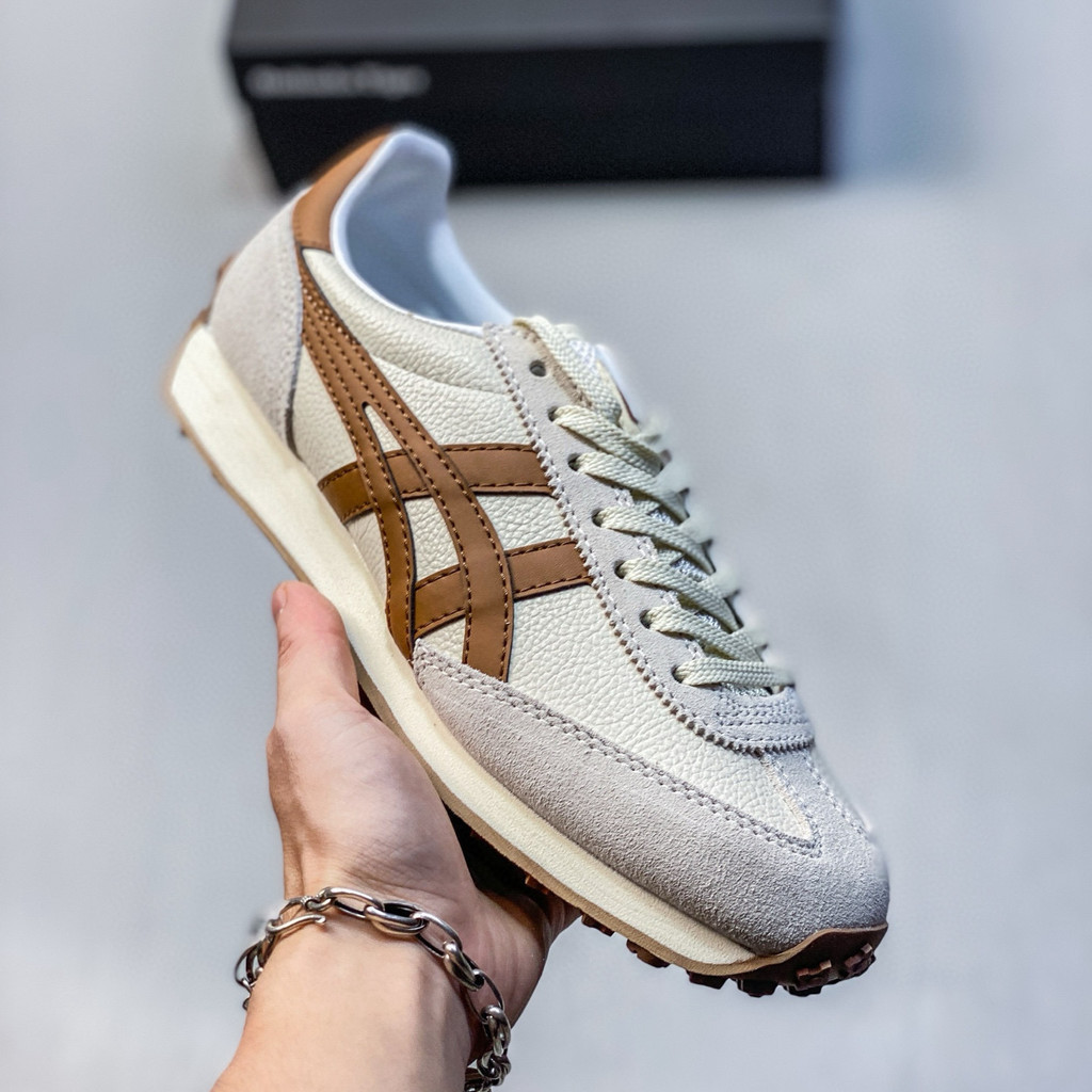 Onitsuka EDR78 รองเท้าวิ่งส้นเตี้ยกึ่งลำลองทรงกลม น้ำหนักเบากำลังดี เหมาะทั้งชายและหญิง RCK5