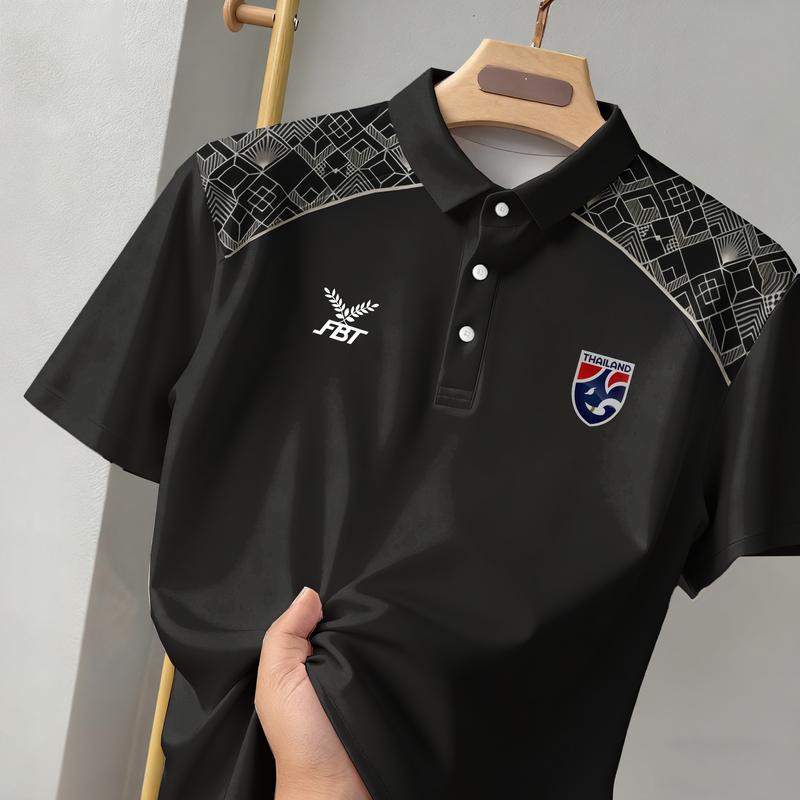เสื้อโปโลผู้ชาย ดีไซน์คลาสสิก หลายสี คอปก แห้งเร็ว ระบายอากาศได้ดี ทรงเข้ารูปร่าง สวมใส่ง่ายสำหรับทุกคน