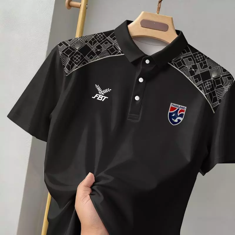 เสื้อโปโลผู้ชาย ดีไซน์คลาสสิก หลายสี คอปก แห้งเร็ว ระบายอากาศได้ดี ทรงเข้ารูปร่าง สวมใส่ง่ายสำหรับทุกคน