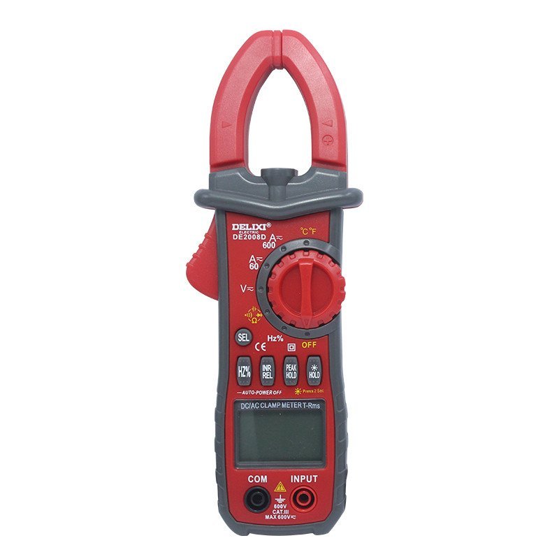 23DEM1112 229P1E เครื่องวัดอุณหภูมิจอแสดงผลดิจิตอลมัลติมิเตอร์ความแม่นยําสูง 21 แคลมป์ช่างไฟฟ้า DOJA