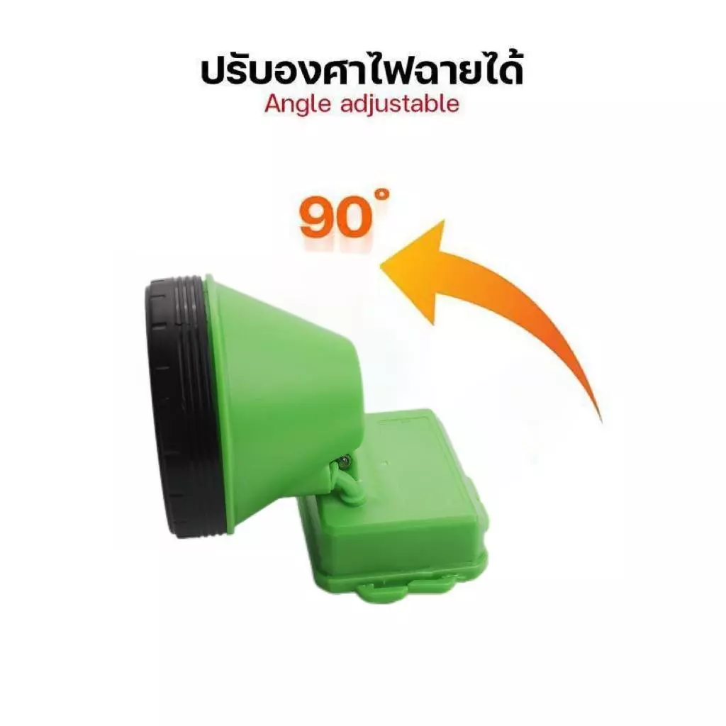 ไฟฉายคาดหัว LED Nova-6707 กันน้ำ IPX8 ชาร์จ USB thumbnail 10