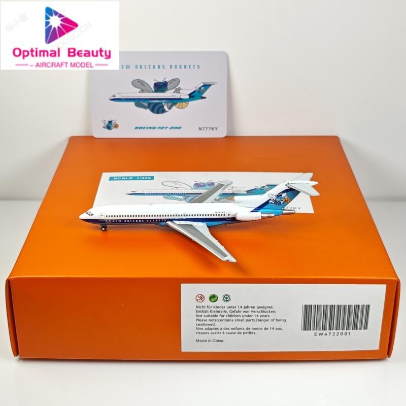 JC Wings EW4722001 1: 400 ใหม่ Oreland Pelicans B727-200 N777KY โลหะผสม