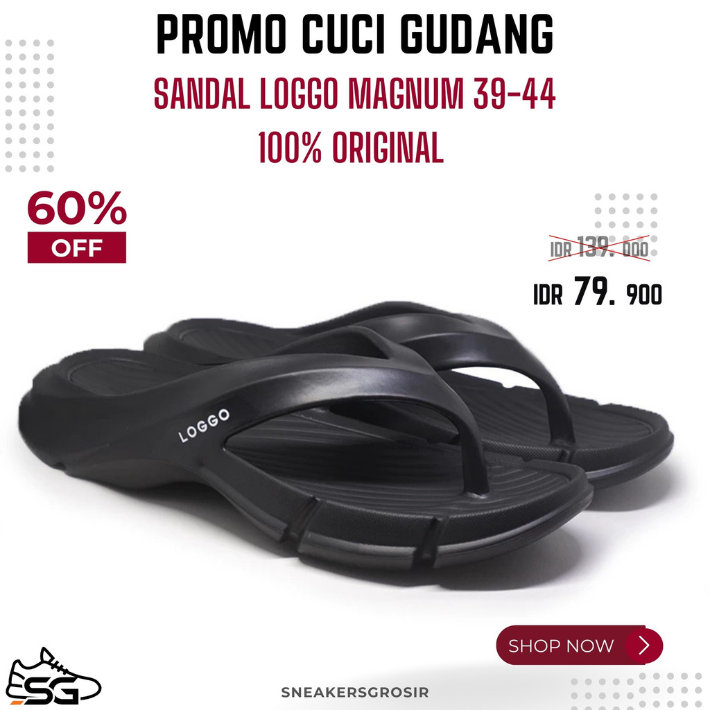 LOGGO MAGNUM SERIES SANDALS ของแท้ 100% || รองเท้าแตะ Extralight Phylon ไซส์ 39-44