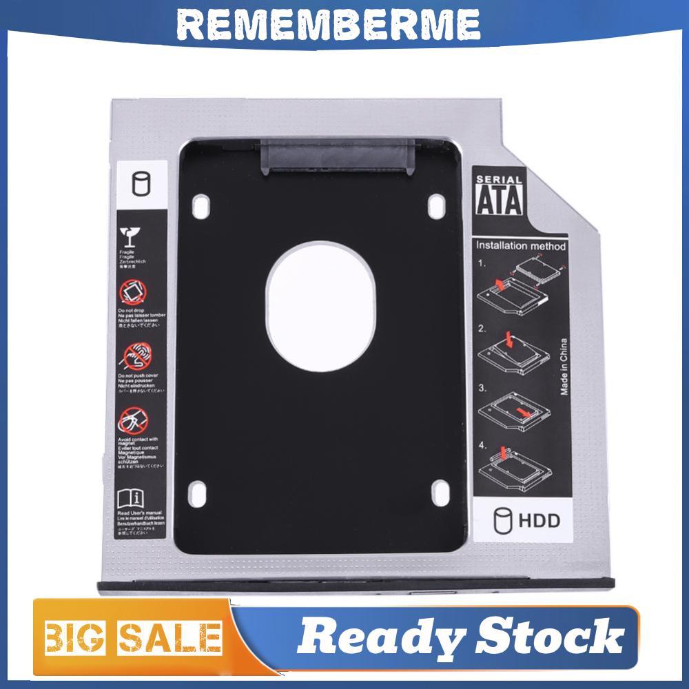 SATA เป็น SATA 9 มม. SSD Case กล่องใส่ฮาร์ดดิสก์ไดรฟ์ CD-ROM Disk Drive Bay