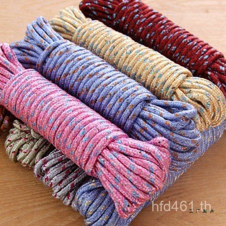 ไนลอนกลางแจ้งห้องนอนผ้านวมแห้งยาวข้าวแขวนเสื้อผ้า 10 Bundled Bold เชือกอื่นๆในครัวเรือนเสื้อผ้า Dryi