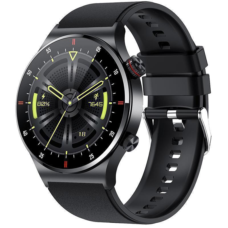 QW33 Smart Watch ECG + เครื่องเล่นเพลงออกซิเจนในเลือด Pedometer Bluetooth Call Smart Watch