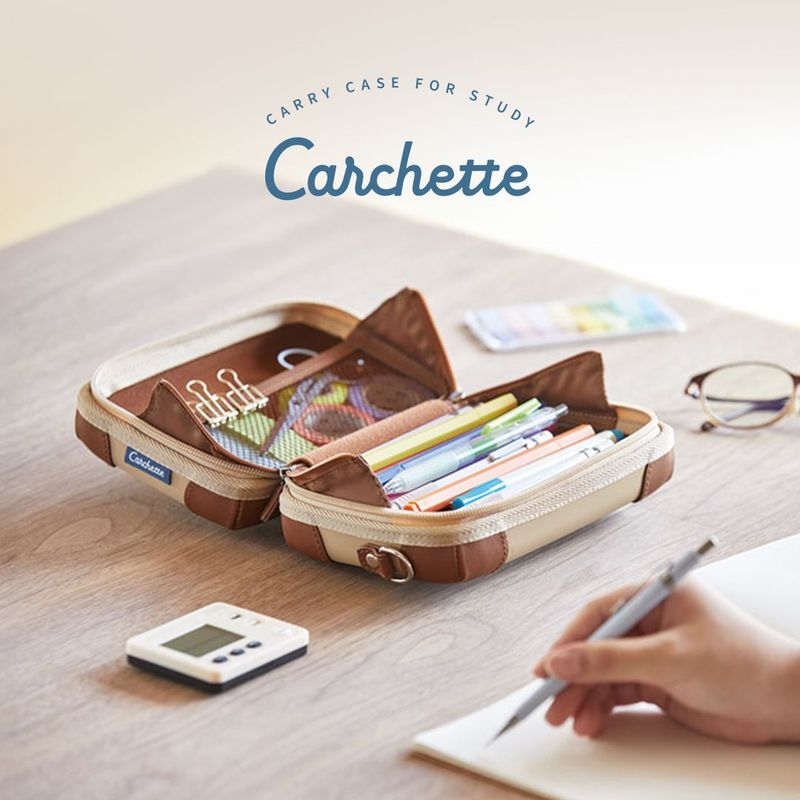 King Jim/Jingong switch Storage Bag กระเป๋าถือ File Storage ความจุขนาดใหญ่กล่องดินสอ File Management