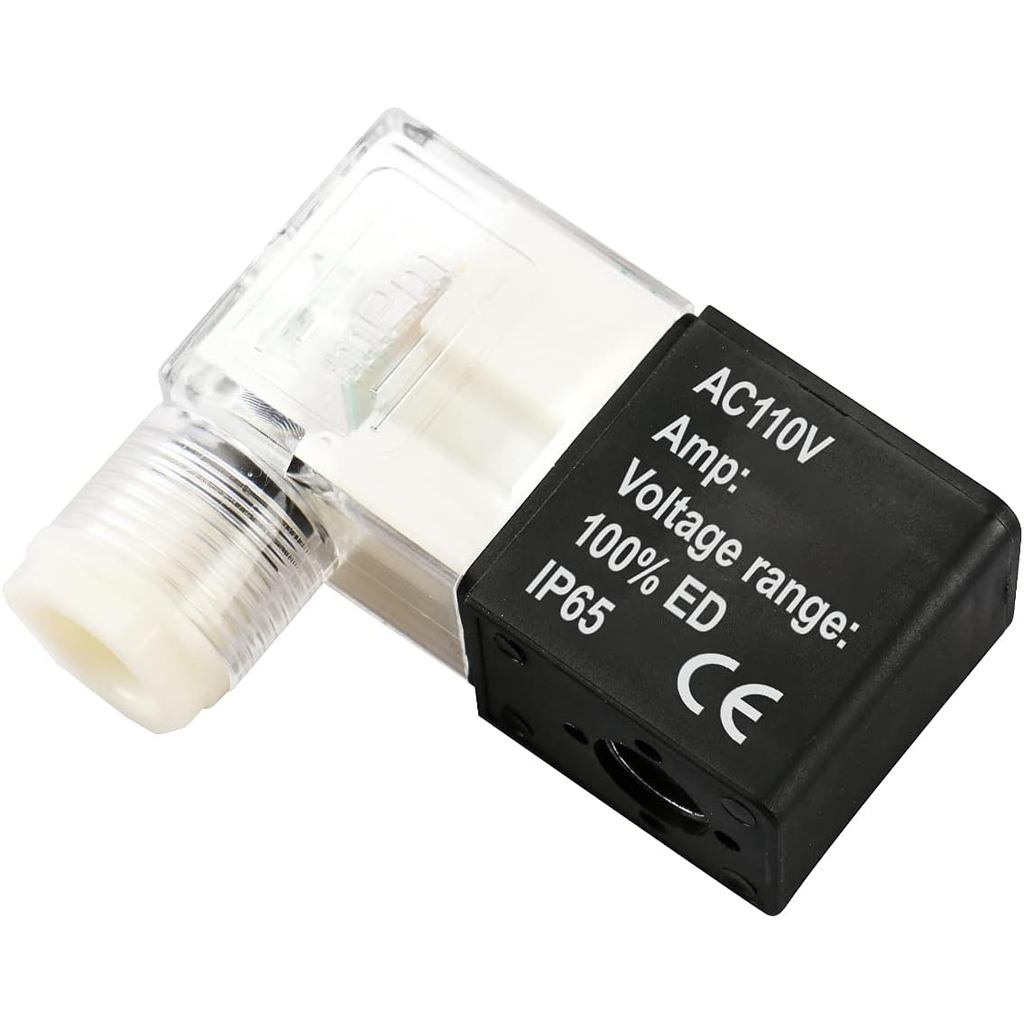 Baomain คอยล์แรงดันไฟฟ้า AC 110V สําหรับโซลินอยด์วาล์วนิวเมติก 4V210-08 & 4V230C-08 แพ็ค 2