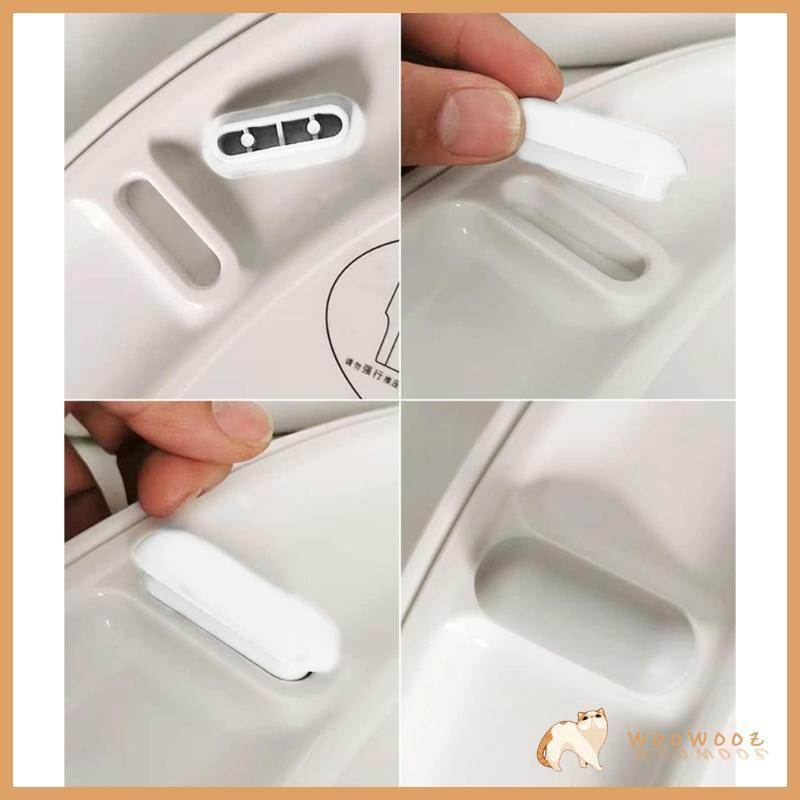 WOW 12 ชิ้นฝาครอบที่นั่งชักโครกบัฟเฟอร์ปลั๊กรองรับสําหรับที่นั่งชักโครก Damper