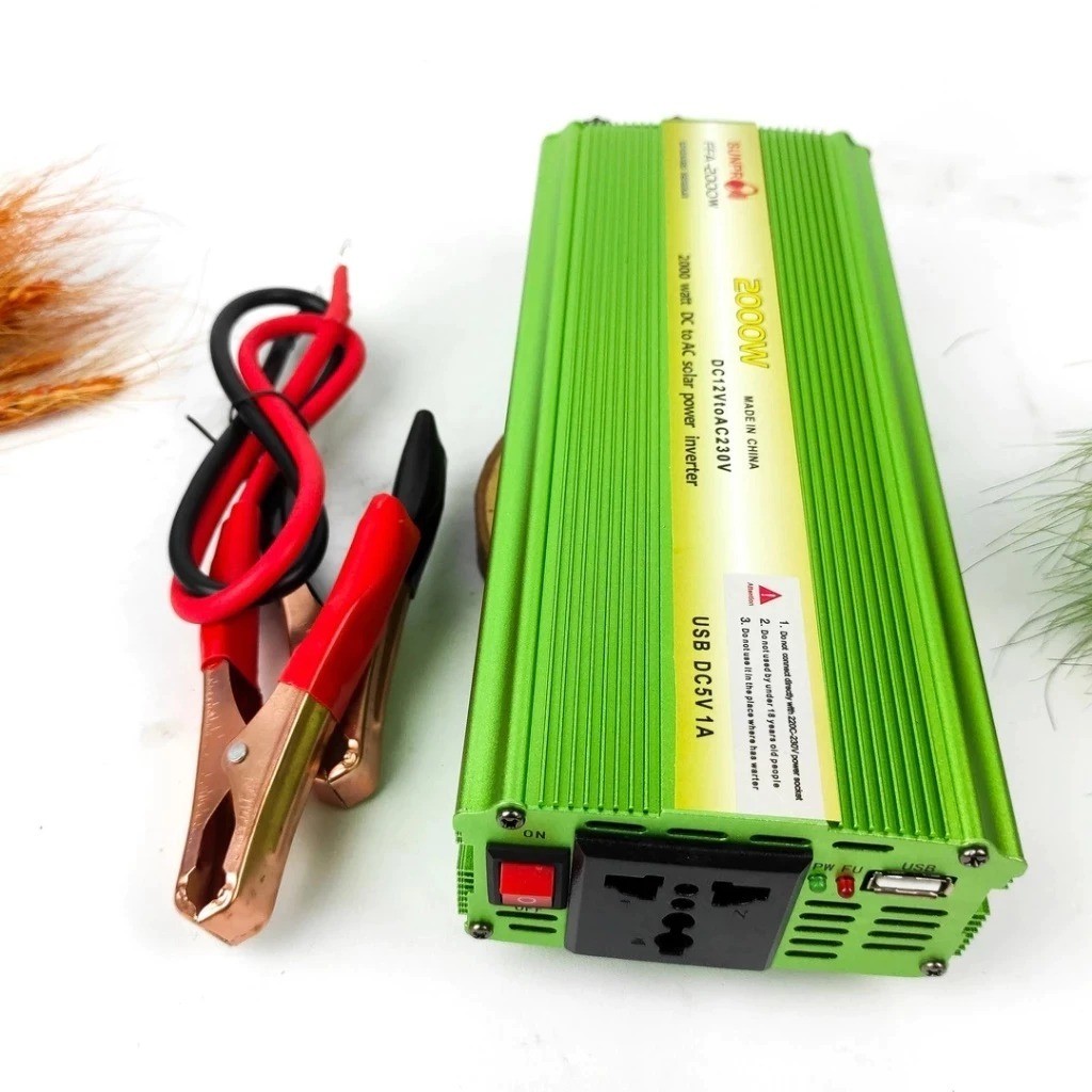 Sunpro 2000W 12V FFA-2000W Power Inverter / 2000 วัตต์อินเวอร์เตอร์ / Sunpro FFA-2000W DC 12V รถอินเ
