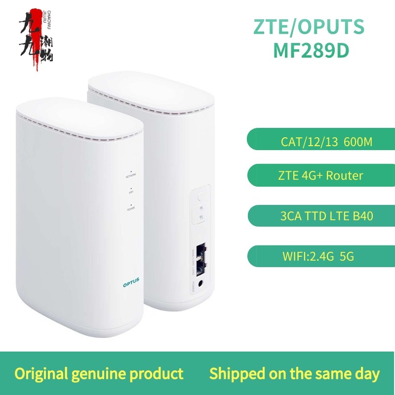ZTE MF289D เราเตอร์ไร้สาย LTE CAT12/13 เหมาะสําหรับ SIM WiFi DBDC 1.3 Gbps YG1F