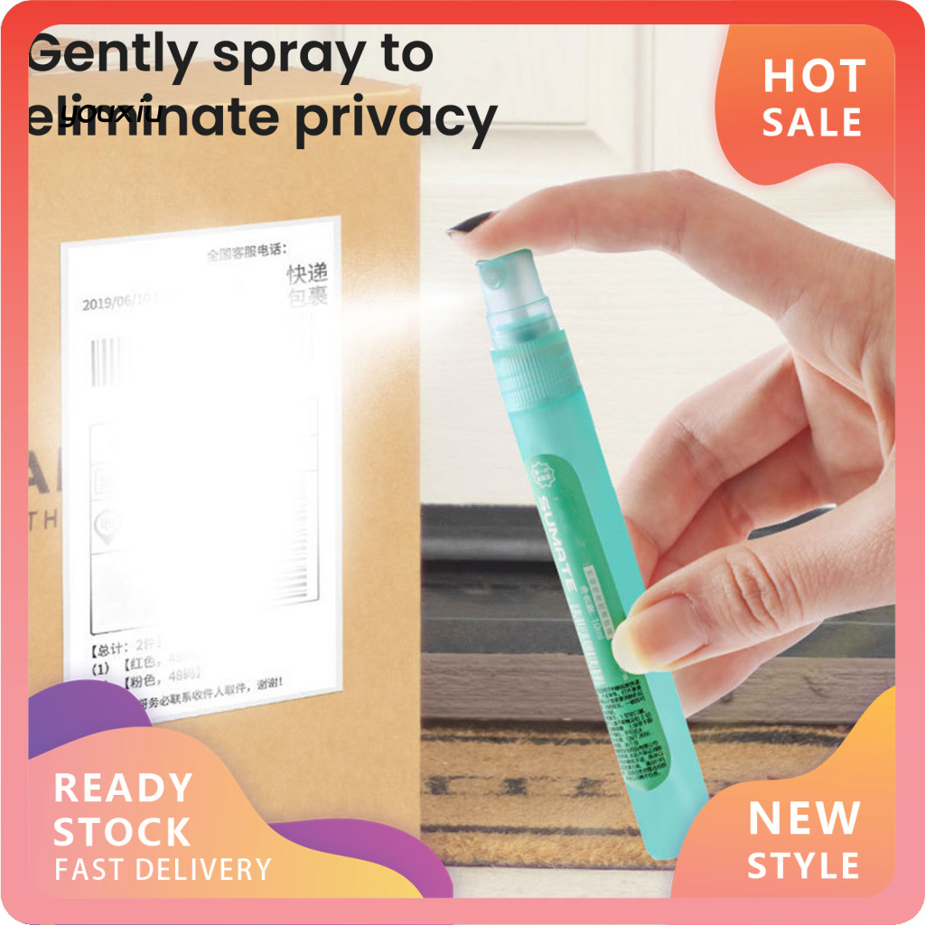 YX Thermal Paper Eraser Spray Document Privacy Spray 1/2/3/4/5/6 Pcs 10ml Privacy Cover Spray Pen fo