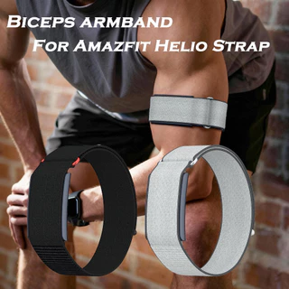 ใหม่สายรัดข้อมือสําหรับ Amazfit Helio สายรัดไนลอนปรับกีฬา Breathable Armband สําหรับฟิตเนส Tracker Loop เปลี่ยน Bicep Correa สําหรับ Amazfit Helio สาย