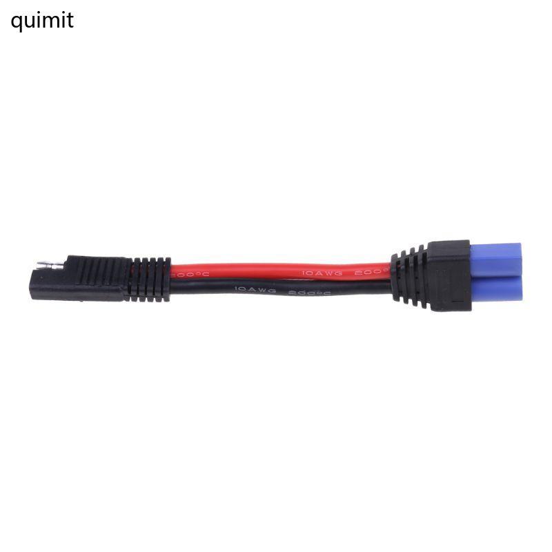 QUIM 10 AWG SAE To EC5 ชายปลั๊ก SAE แหล่งจ่ายไฟอะแดปเตอร์ยานยนต์สาย SAE TO EC5 หญิงปลั๊ก Conn
