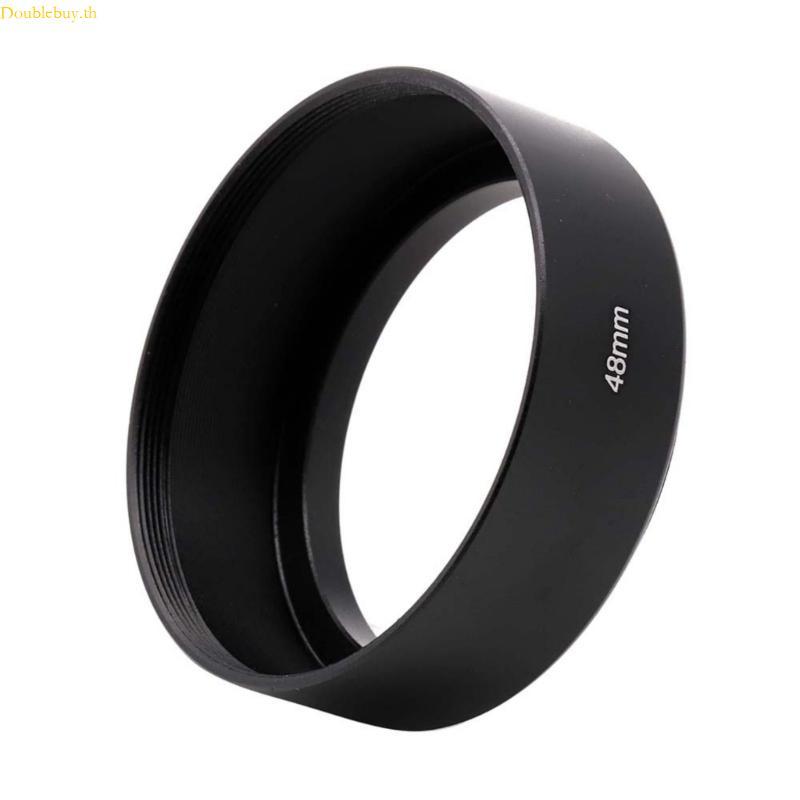 Doublebuy อเนกประสงค์ 48 มม.เลนส์โลหะเหมาะสําหรับ QL17GIII เลนส์กล้องเลนส์บังแดดกับ Unwanted ไฟ Sha