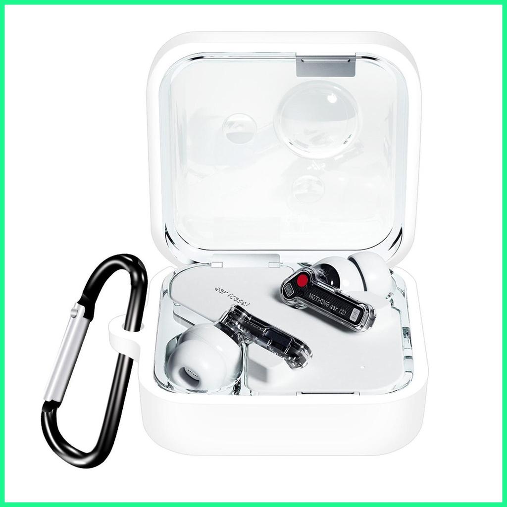 สีทึบซิลิโคนสําหรับ Nothing Ear2 หูฟังฝาครอบป้องกันสําหรับ Nothing Ear 2 หูฟังซิลิโคน juaph