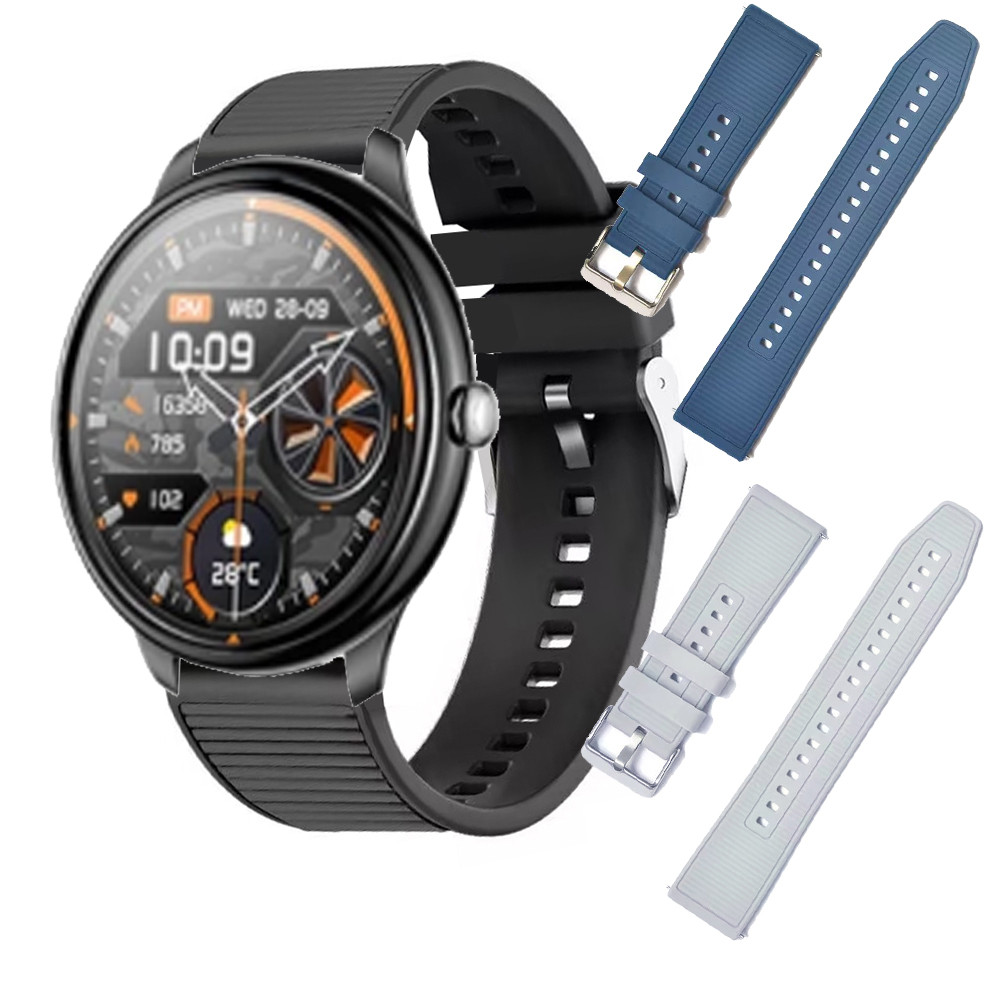 Axon memo lll ll สายรัดข้อมือซิลิโคนสําหรับ AXON Memo Series 3 2 สาย Smartwatch สายรัดทดแทนอุปกรณ์เส