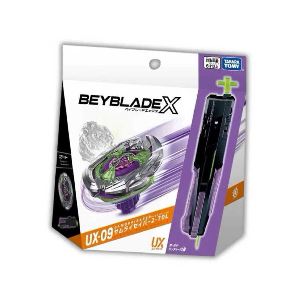 Takara Tomy BeybladeX UX09 Starter Samurai Saber 270Lเวอร์ชั่นฮ่องกง