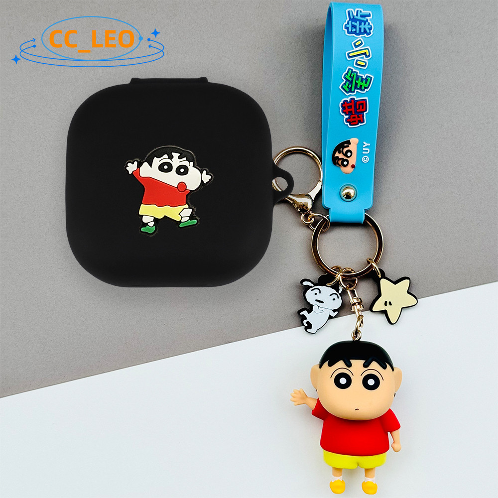 for Anker Soundcore R60i NC Case Soundcore P31i Cartoon Silicone Soft Case Crayon Shin-chan Cute Key