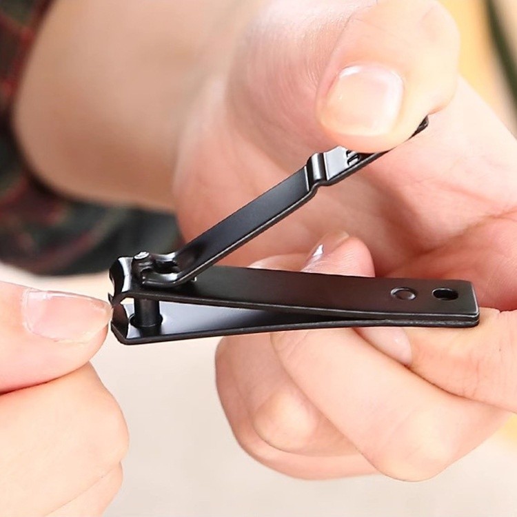 กรรไกรตัดเล็บหัวแหลม กรรไกรตัดเล็บปากเฉียง กรรไกรตัดเล็บมือเล็บเท้า คมมาก วัสดุสแตนเลส - รูปที่ 3