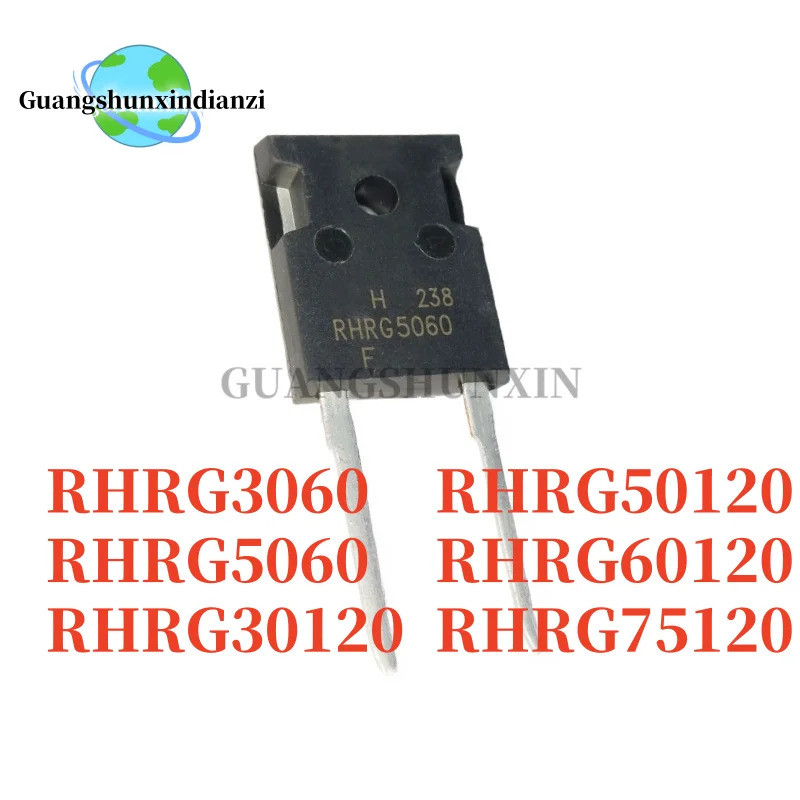 5PCS ยี่ห้อใหม่ RHRG3060 RHRG5060 RHRG30120 RHRG50120 RHRG60120 RHRG75120 TO-247-2 คุณภาพที่ดีที่สุด
