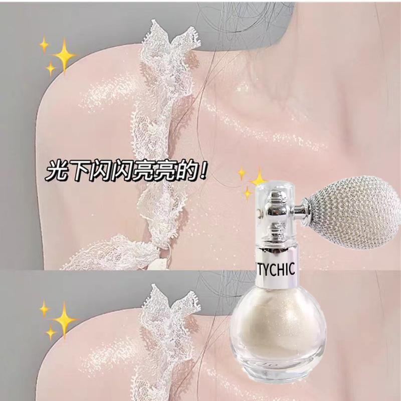 ️ เจ้าสาว Body Glitter Spray Pearlescent Brightening Hair Shining Highlighting Ball Wedding Stage Cl