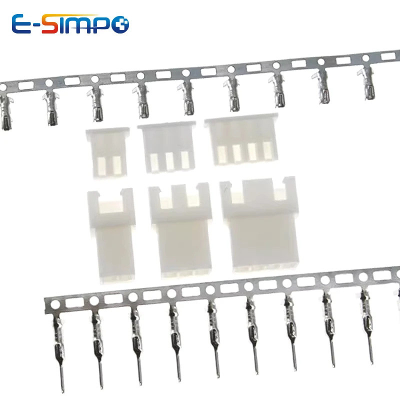 100pcs Xh2.54mm 2/3/4/5/6//7/8pin Terminals เปลือกพลาสติกชาย/หญิง Plug Housing Shell Connector