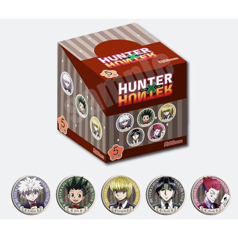 Hunter Lock Blue Gintama Valley Mystery Box Spell Bar อะนิเมะอุปกรณ์ต่อพ่วงการ์ตูน Full-Time ของแท้ 