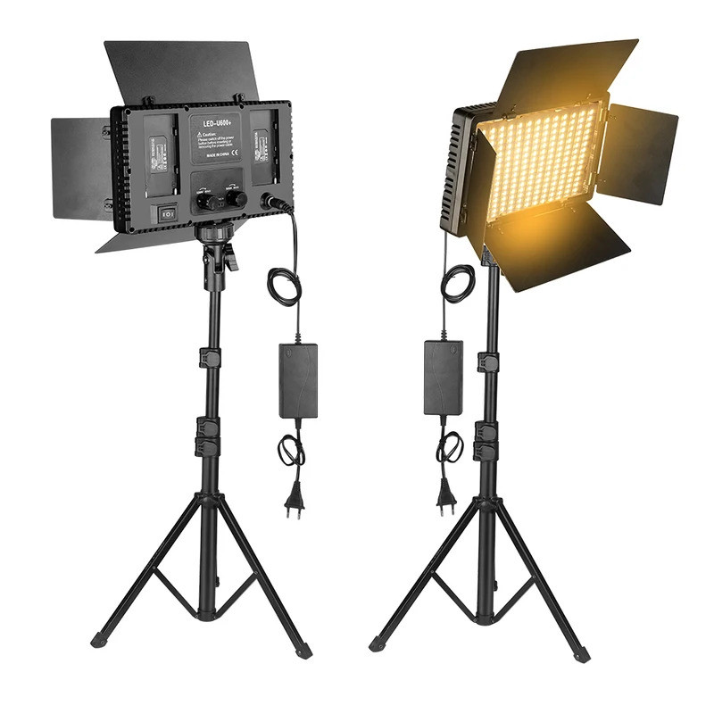 U800 Photo Light LED Photo Studio Light กล้องโทรศัพท์วิดีโอหดตัว RGB แผงโคมไฟ LED Vdieo สําหรับ YB T