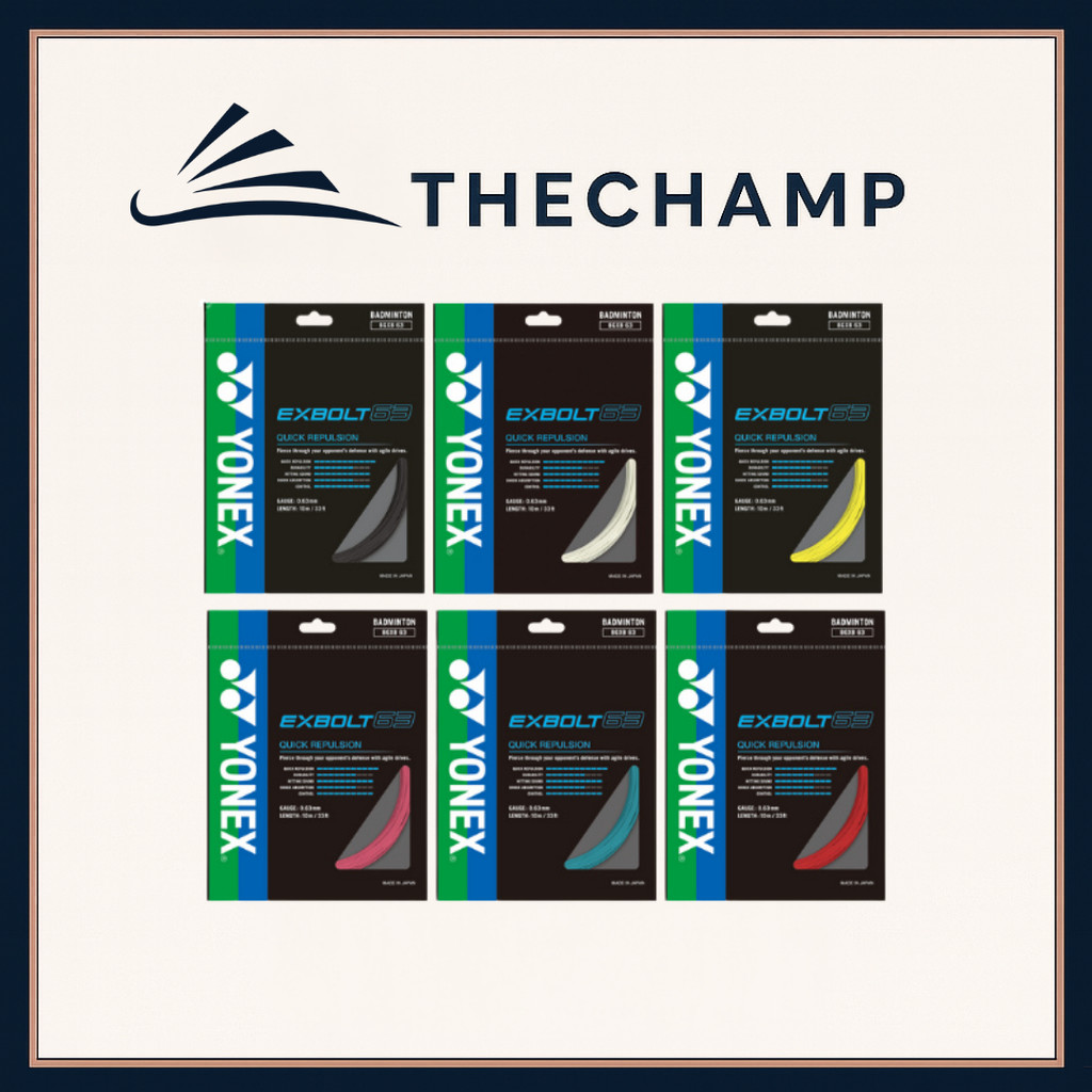 Tali Badminton Yonex Exbolt 63 สายแบดมินตัน Yonex Exbolt 63