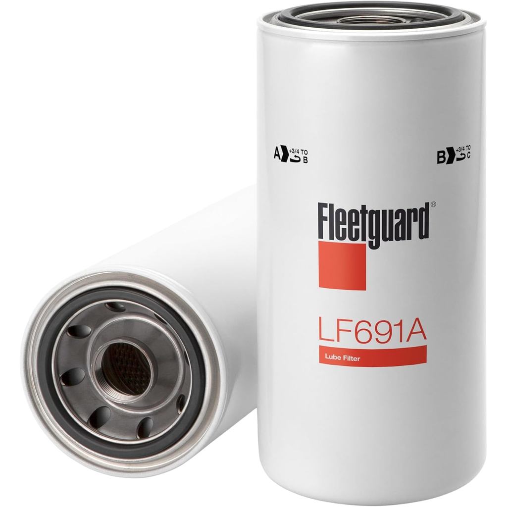 Fleetguard LF691A, น้ํามันดีเซล / Lube Filter, สําหรับ Caterpillar 1R0716 และ Caterpillar 2P4005