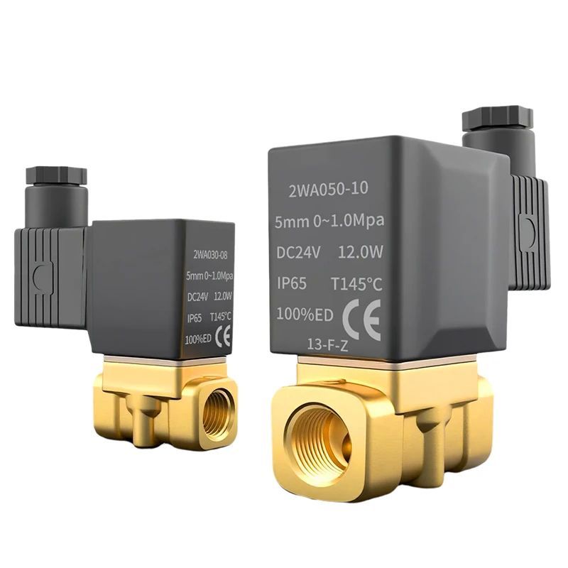 Airtac Type 2W series ทองแดง core วาล์วน้ําคุณภาพสูงโซลินอยด์วาล์ววาล์วน้ํา IP65 คอยล์ป้องกันระดับ 2