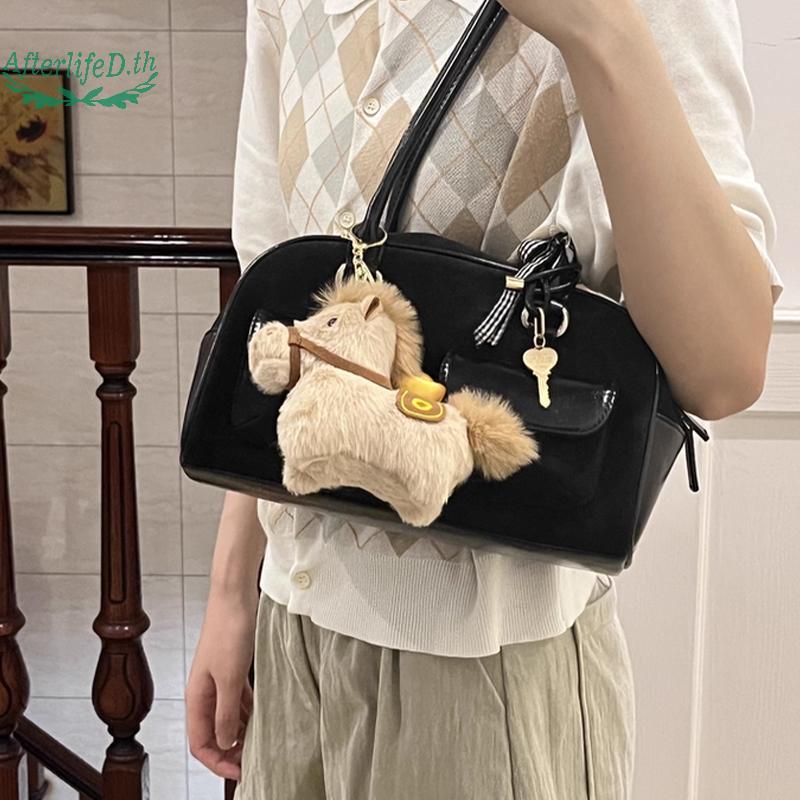 AF 2026 ปีม้า Mascot ตุ๊กตาพวงกุญแจจี้เดสก์ท็อป Miniature Horse เครื่องประดับ A