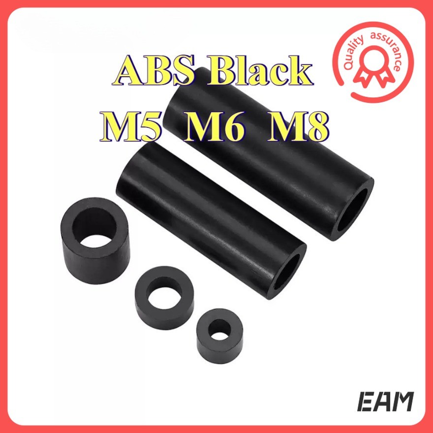 คอลัมน์แยก ABS สีดําผ่านคอลัมน์แขนไนลอน, คอลัมน์แยกฉนวน M5/M6/M8 EAM-FC