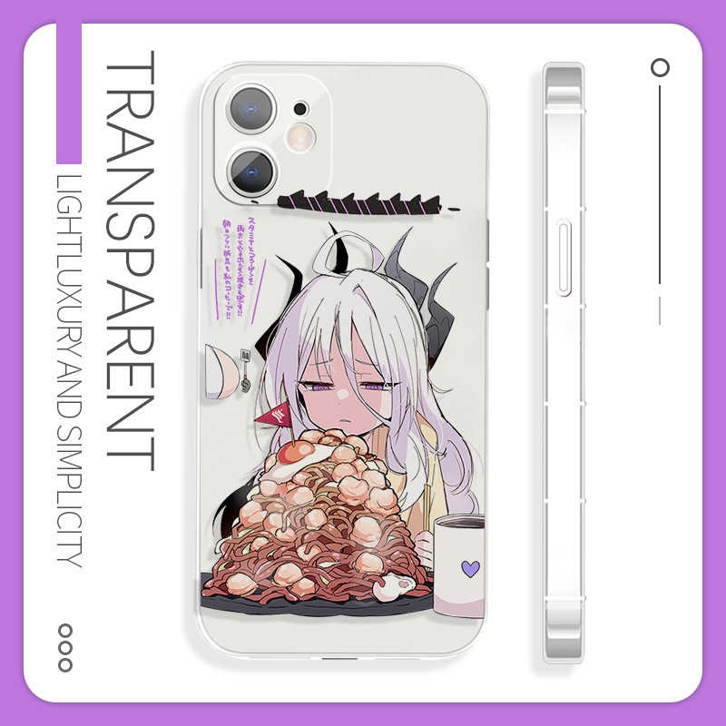 Kuzaki Rina Food Goods Trouble ตลก Apple 16pro เคสโทรศัพท์การ์ตูน oppok11x สองมิติ 12 เหมาะสําหรับ 1