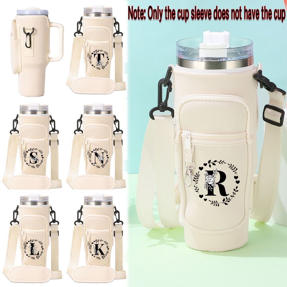 New tumbler sleeve school office Outdo Ptable Cup Pouch proof crossbody bag water bottle bag ใหม่กัน
