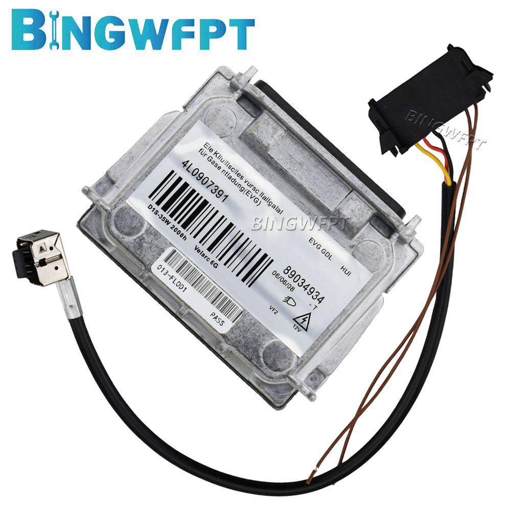 บัลลาสต์ใหม่ + ไฟหน้าซีนอน HID สายไฟ D1S D1R 89034934 6G 4L0907391 สําหรับ BMW Audi VW GMC Volvo