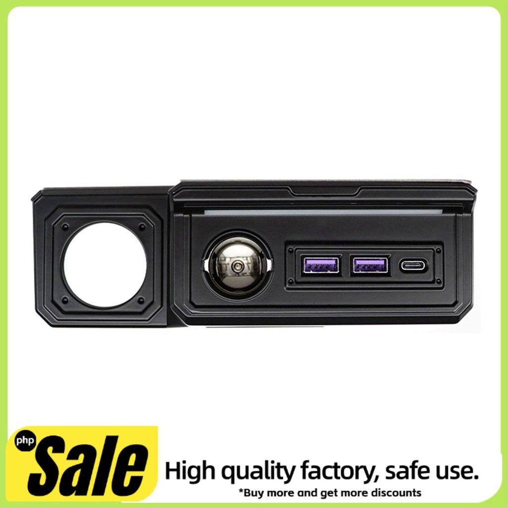 Dual USB Car Charger และ Type-C พอร์ตชาร์จอะแดปเตอร์สําหรับ Jimny JB64 JB74W 2019-2023 LHD