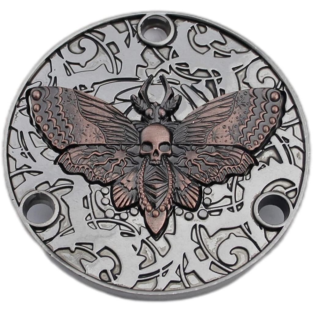 Guyker Guitar Back Cover Butterfly Skeleton Pattern Metal Toggle Switch สําหรับกีตาร์สไตล์ LP