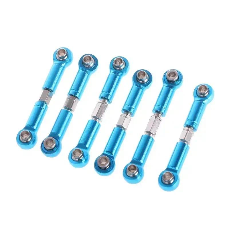 สําหรับ 6 ชิ้นปรับ Wltoys A949 A959 A969 A979 K929 อะไหล่อัพเกรดโลหะเชื่อมต่อดึง Rod Servo Link A959