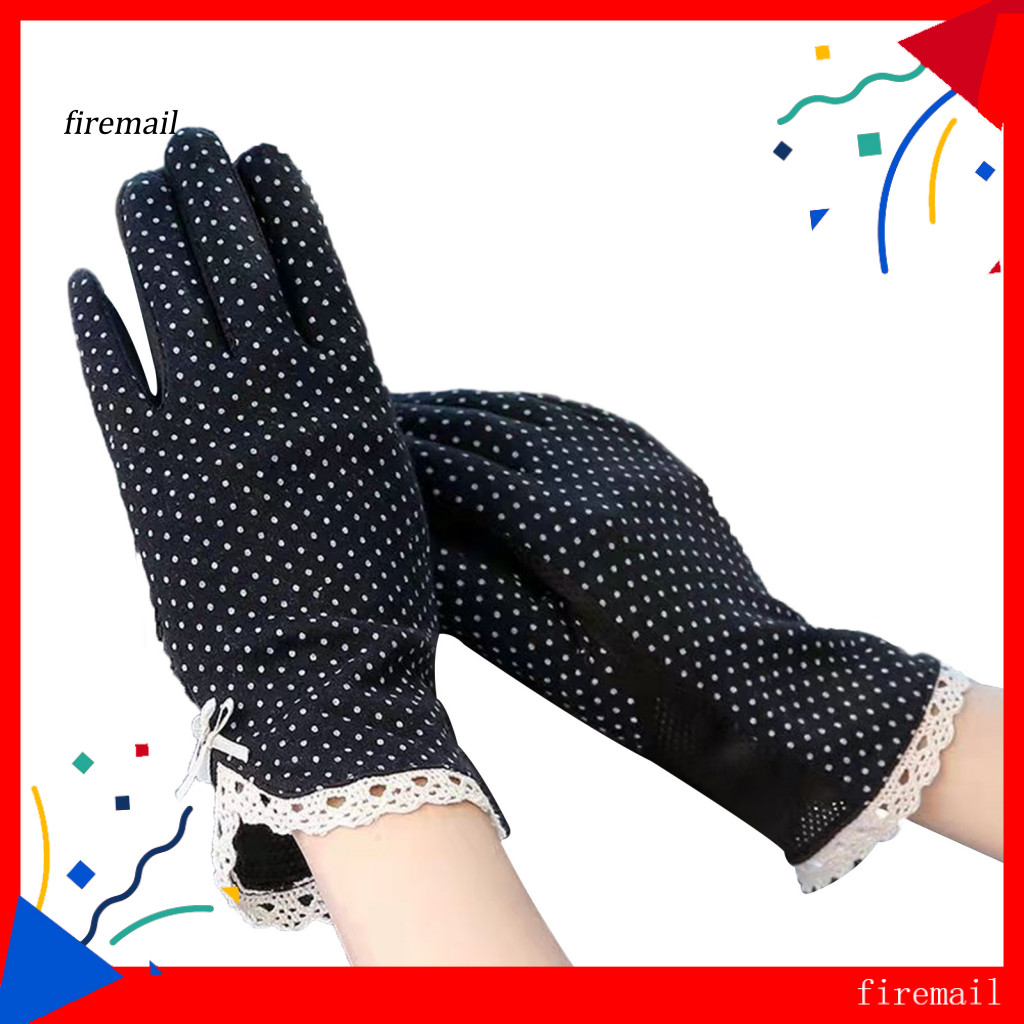 [FM] ถุงมือผู้หญิงไม่ขัดแตะ 1 คู่การออกแบบกันลื่น