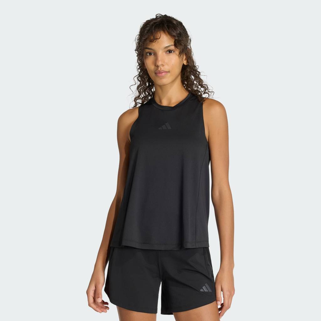 adidas Gym & Training เสื้อกล้าม Tech Intensity ผู้หญิง สีดำ JZ5627