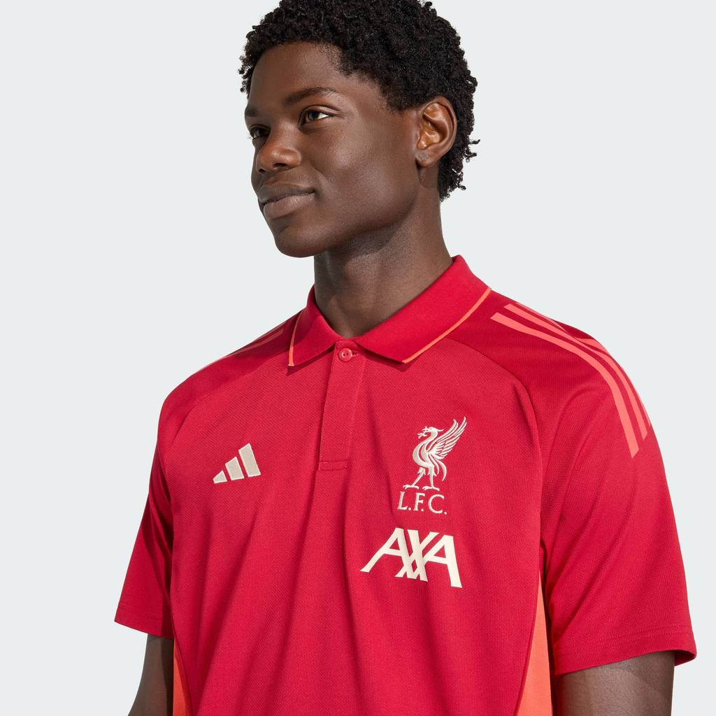 adidas ฟุตบอล เสื้อโปโล Liverpool FC Tiro 25 Competition ผู้ชาย สีแดง KB1453 - รูปที่ 6