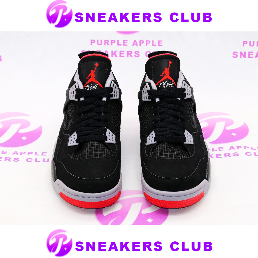 Air jordan 4 2012Re Promo Sample Bred Primary Color AJ4 Black Red