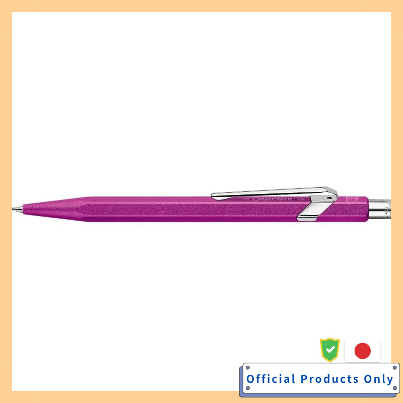 CARAN D'ACHE 849 Mechanical Pencil Color Matte X Violet MF0844-605 0.5mm Metal Case Genuine Import