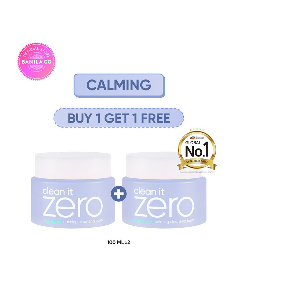 (BUY 1 GET 1) BANILA CO Clean It Zero Calming Cleansing Balm 100ml. บานิลา โค คลีนซิ่ง บาล์ม ปลอบประโลมผิว ล้างเมคอัพ
